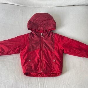 Columbia Kids Reversible Red Hooded Puffer Jacket 2T